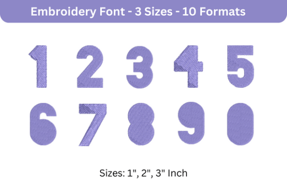 Blackout Font 0 to 9