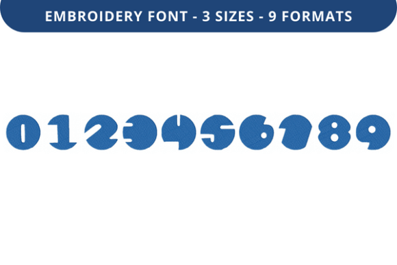 Bow Wow Font 0 to 9