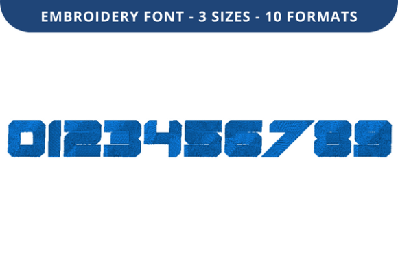 Metal Dude Font 0 to 9