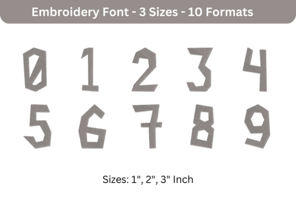 Paper Cuts Font 0 to 9