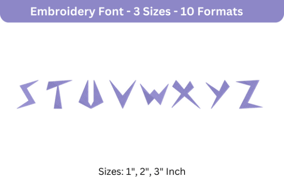 Space Patrol Font Uppercase S to Z