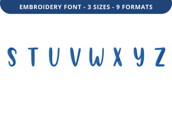 Sugar Buns Font S to Z
