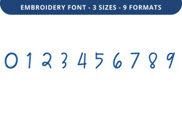 Troofles Font 0 to 9