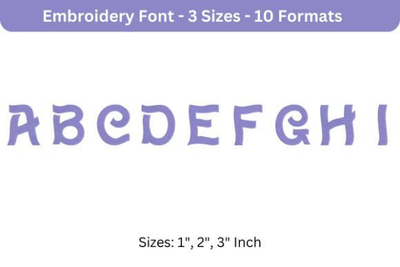 Wavie Font a to I
